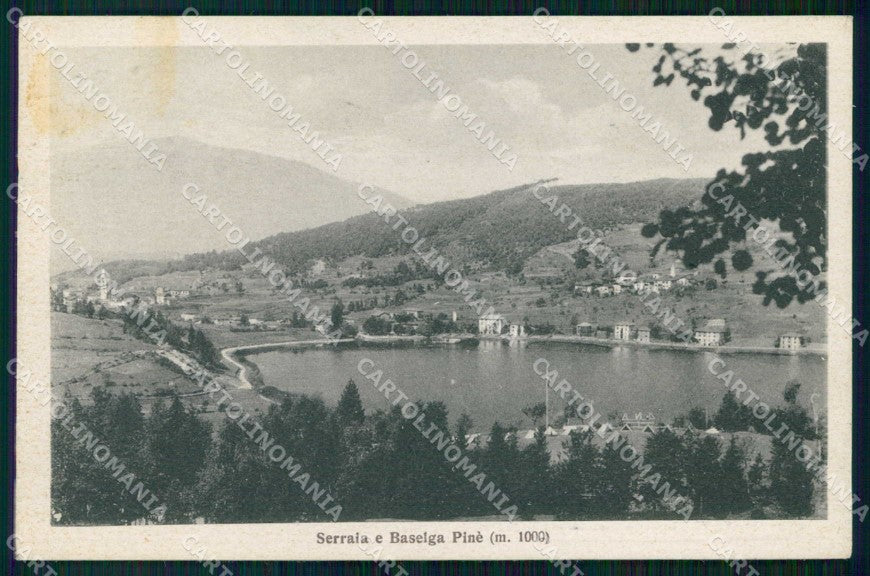 Trento Baselga di Piné Lago della Serraia cartolina RT1535 – fronte