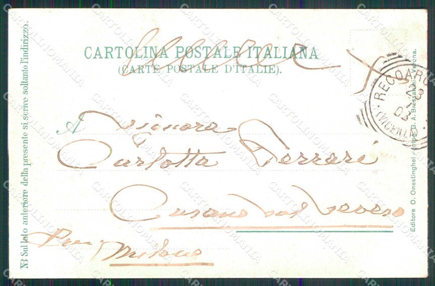 Vicenza Valli del Pasubio Staro Cascinale cartolina RT1546 – retro