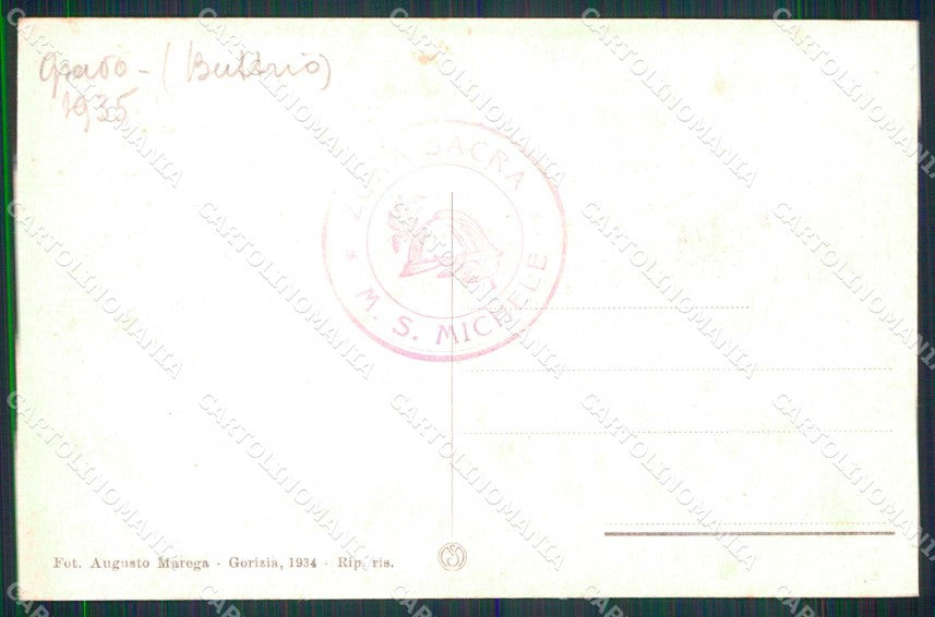 Gorizia San Martino del Carso San Michele Zona Sacra cartolina RT1569 – retro