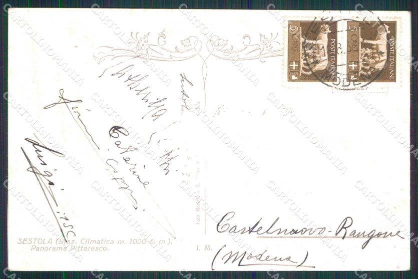 Modena Sestola Panorama Pittoresco cartolina RT1574 – retro