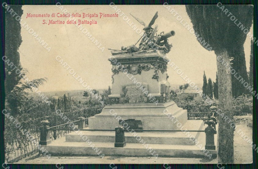Brescia Desenzano San Martino della Battaglia Monumento Caduti cartolina RT1577 – fronte