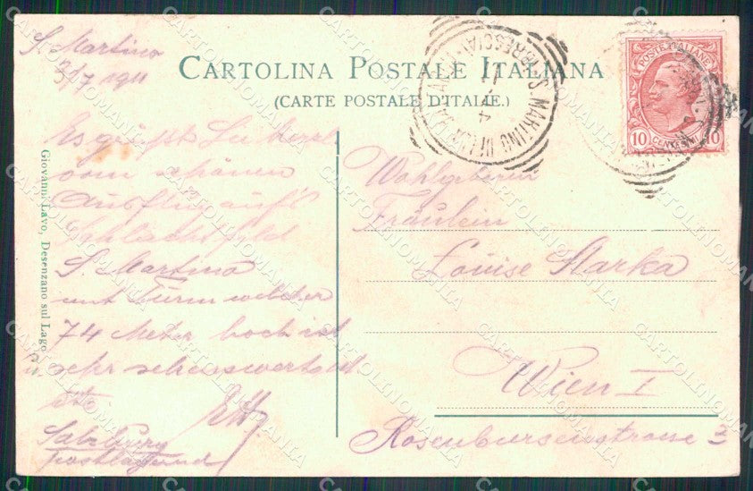 Brescia Desenzano San Martino della Battaglia Monumento Caduti cartolina RT1577 – retro