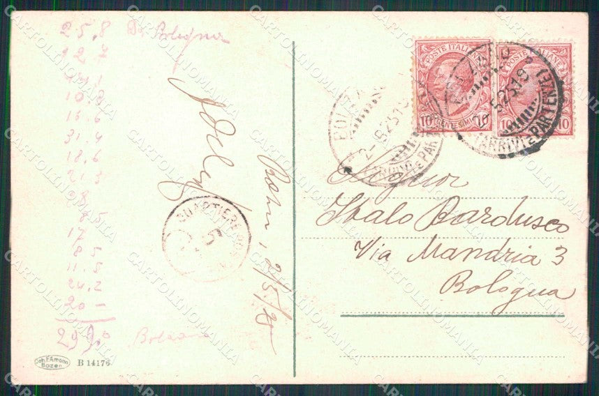 Bolzano Castelrotto Siusi allo Sciliar Alto Adige cartolina RT1578 – retro