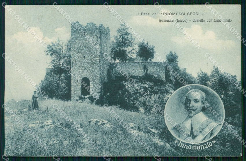 Lecco Vercurago Somasca Castello dell'Innominato cartolina RT1579 – fronte