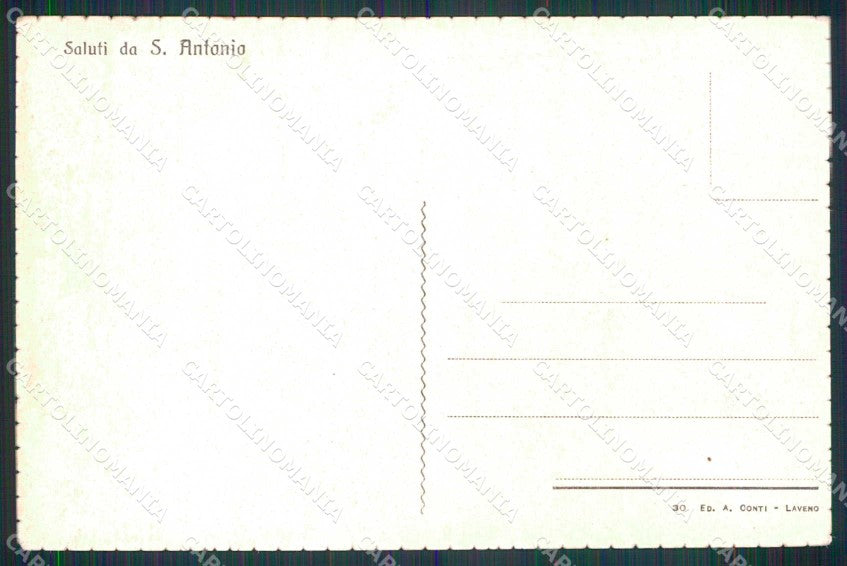 Verbania Arola Sant'Antonio Lago Maggiore cartolina RT1600 – retro