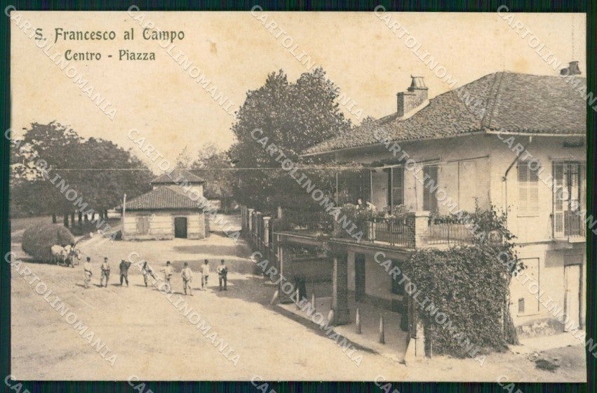 Torino San Francesco al Campo Centro Piazza cartolina RT1601 – fronte