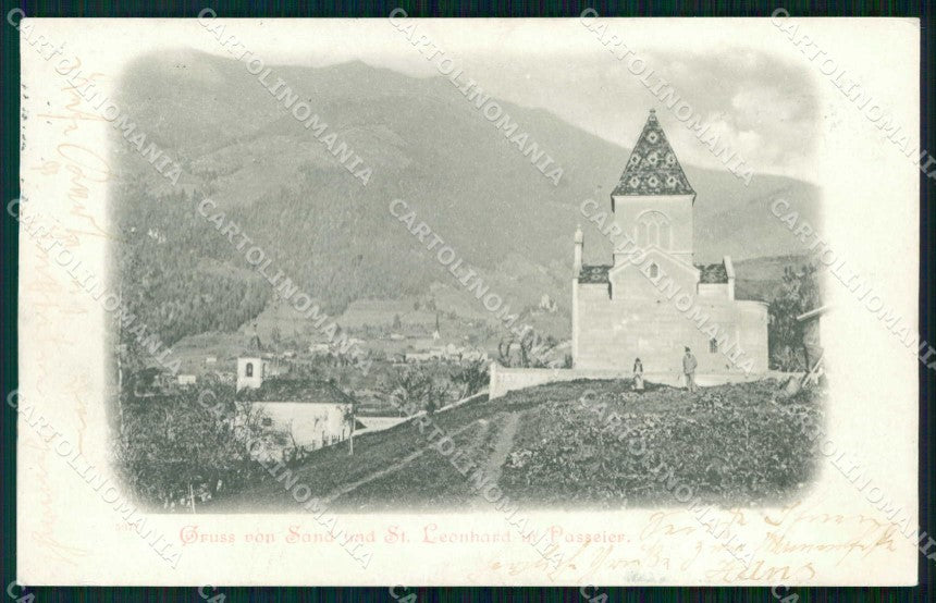 Bolzano San Leonardo in Passiria Saluti da cartolina RT1619 – fronte