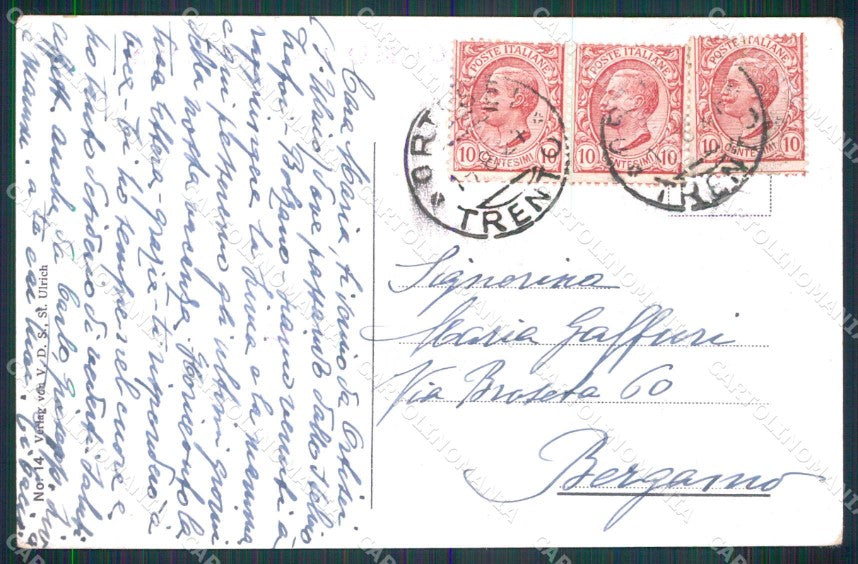 Bolzano San Giacomo Sassolungo Val Gardena cartolina RT1623 – retro