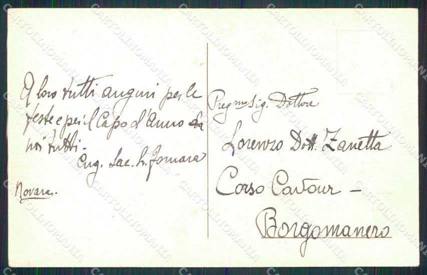 Pisa San Rossore Boscaioli Mestieri Gioli cartolina RT1628 – retro