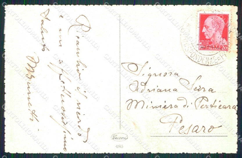 Pisa San Rossore Boscaioli Mestieri Gioli cartolina RT1629 – retro
