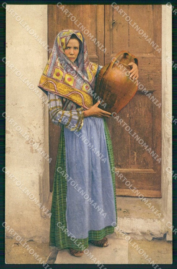Sassari Sant'Antioco Costumi Alinari cartolina RT1643 – fronte
