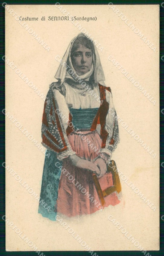 Sassari Sennori Costumi cartolina RT1644 – fronte