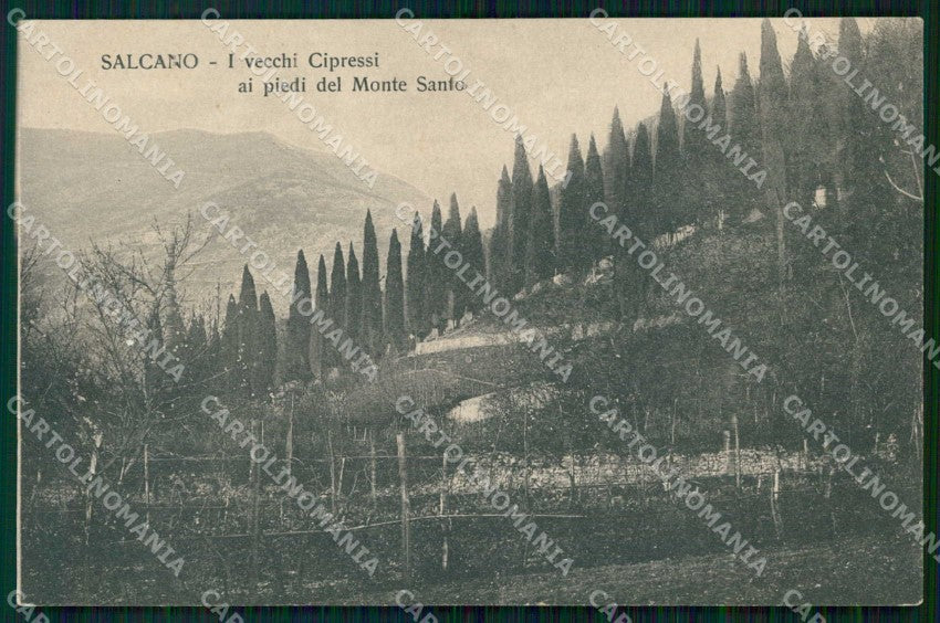 Slovenia Nova Gorica Salcano Vecchi Cipressi Monte Santo cartolina RT1652 – fronte