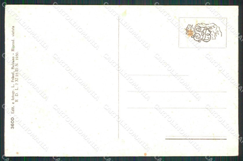 Bolzano Siusi allo Sciliar San Costantino Franzl 3600 cartolina RT1656 – retro