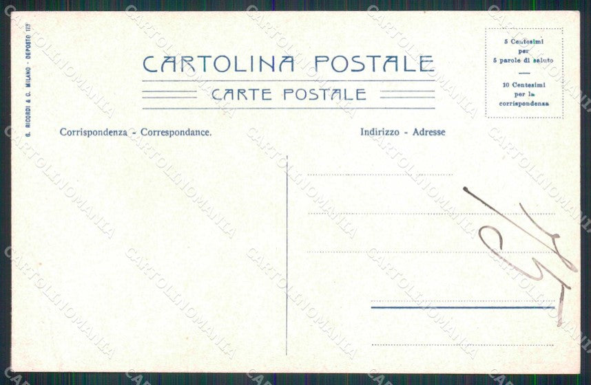 Trapani Selinunte Wieland PIEGA cartolina RT1659 – retro