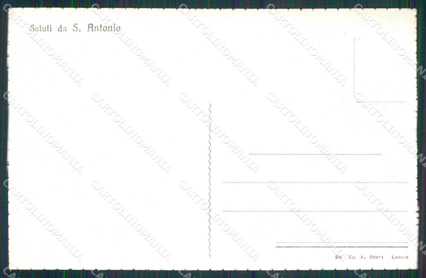 Verbania Arola Sant'Antonio Lago Maggiore cartolina RT1664 – retro