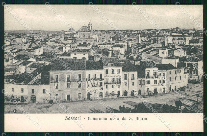 Sassari Città Veduta da Santa Maria cartolina RT1669 – fronte