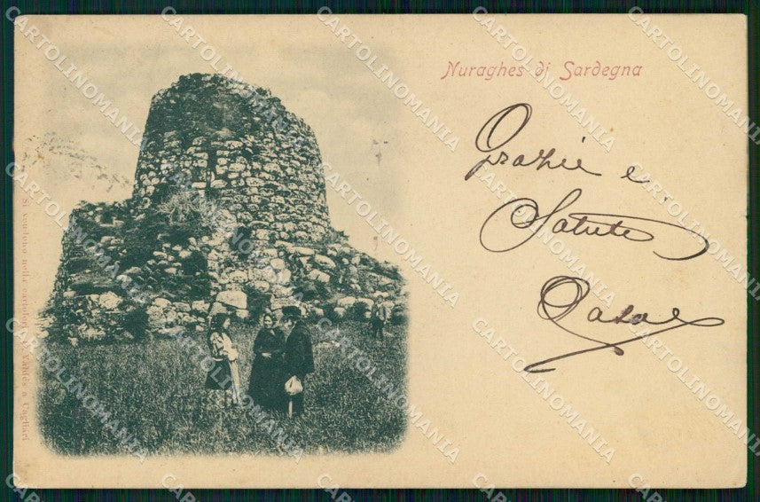 Sassari Città Nuraghes cartolina RT1672 – fronte