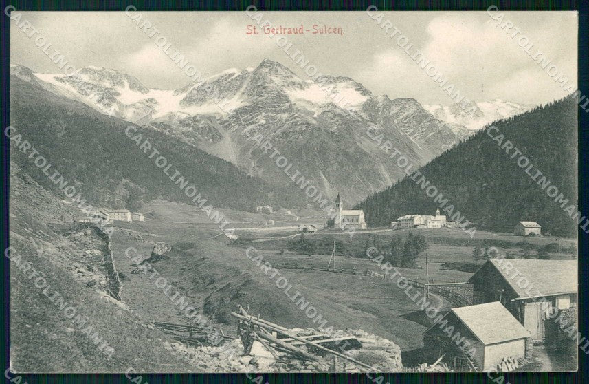 Bolzano Santa Gertrude Val di Solda Stengel 2835 cartolina RT1679 – fronte