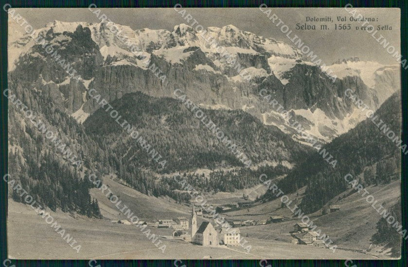 Bolzano Selva di Val Gardena Dolomiti Franzl 325 110 cartolina RT1682 – fronte