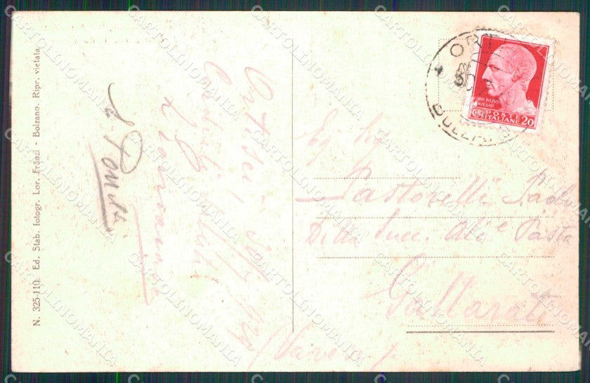 Bolzano Selva di Val Gardena Dolomiti Franzl 325 110 cartolina RT1682 – retro
