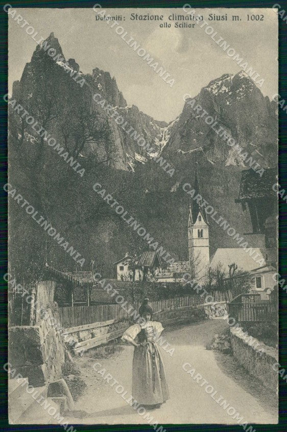 Bolzano Siusi allo Sciliar Stazione Climatica Franzl 321 17 cartolina RT1683 – fronte