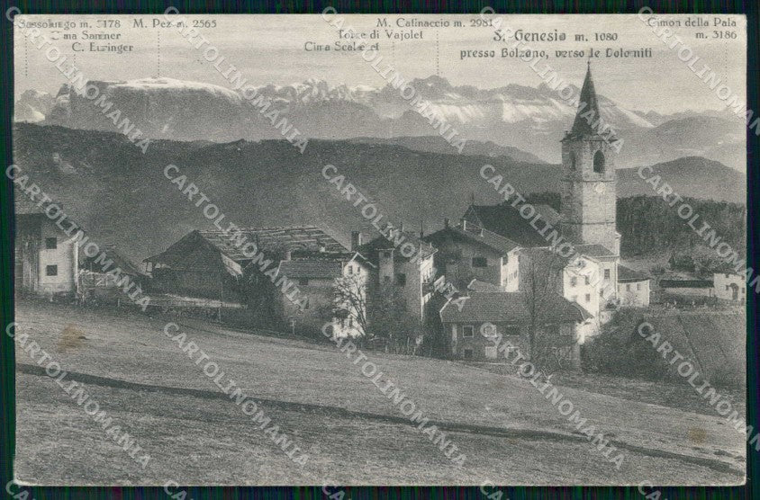 Bolzano San Genesio Atesino Gruppo Dolomitico Franzl 352 11 cartolina RT1685 – fronte