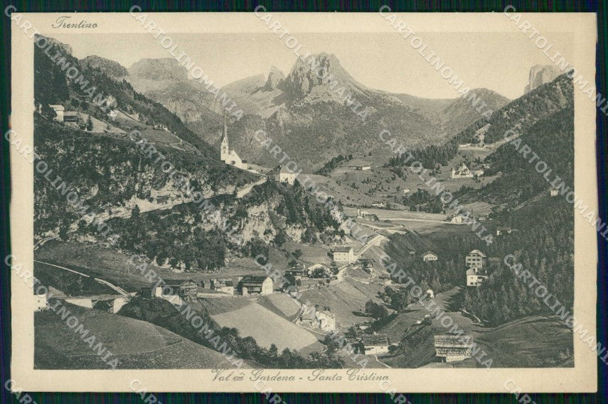 Bolzano Santa Cristina Valgardena Breveglieri cartolina RT1687 – fronte