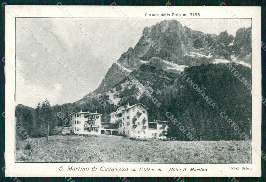 Trento San Martino di Castrozza Hotel San Martino cartolina RT1688 – fronte