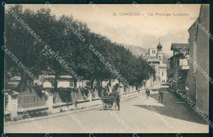 Bolzano San Candido Via Principe Umberto cartolina RT1689 – fronte