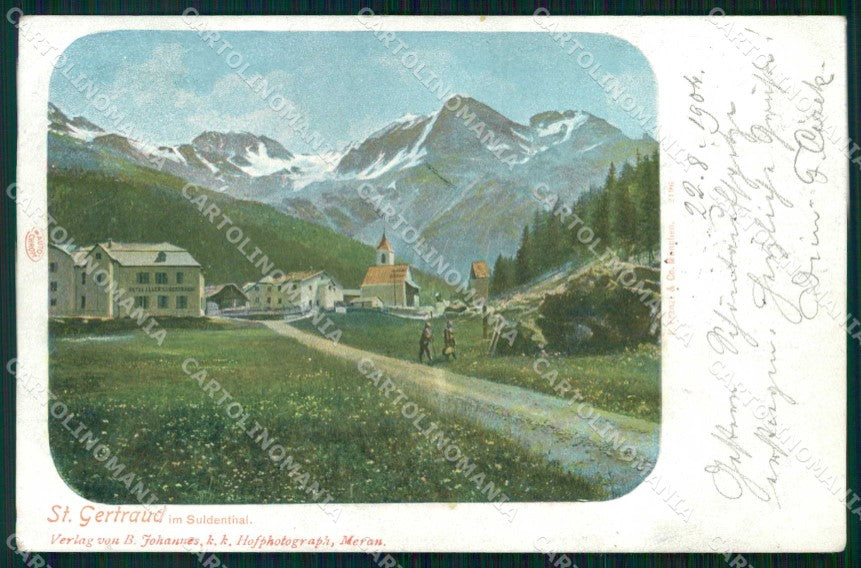 Bolzano Santa Gertrude Val di Solda cartolina RT1697 – fronte