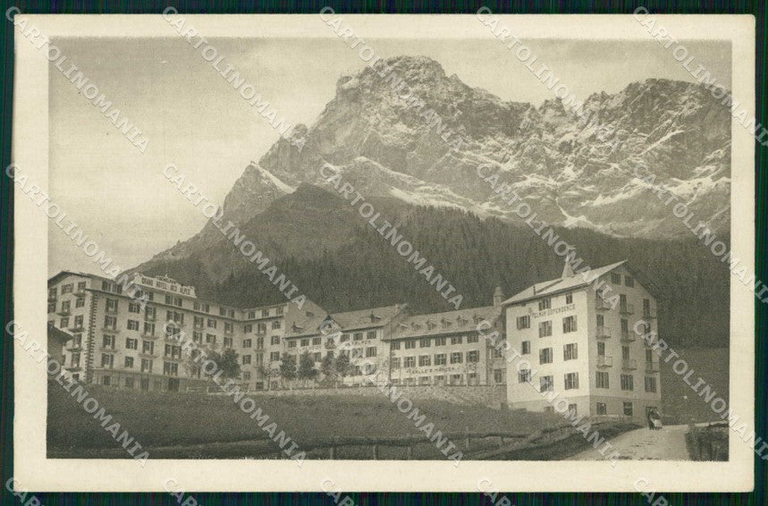 Trento San Martino di Castrozza Grand Hotel des Alpes cartolina RT1701 – fronte