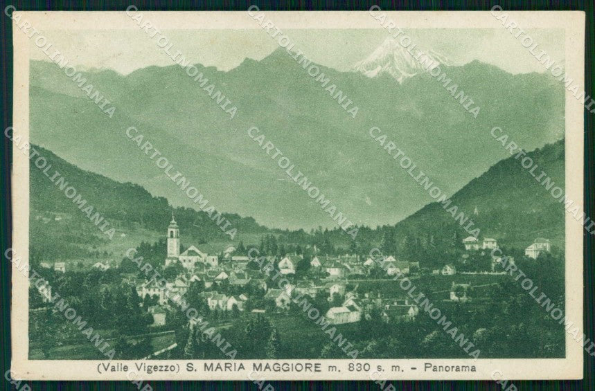 Verbania Santa Maria Maggiore Val Vigezzo cartolina RT1704 – fronte