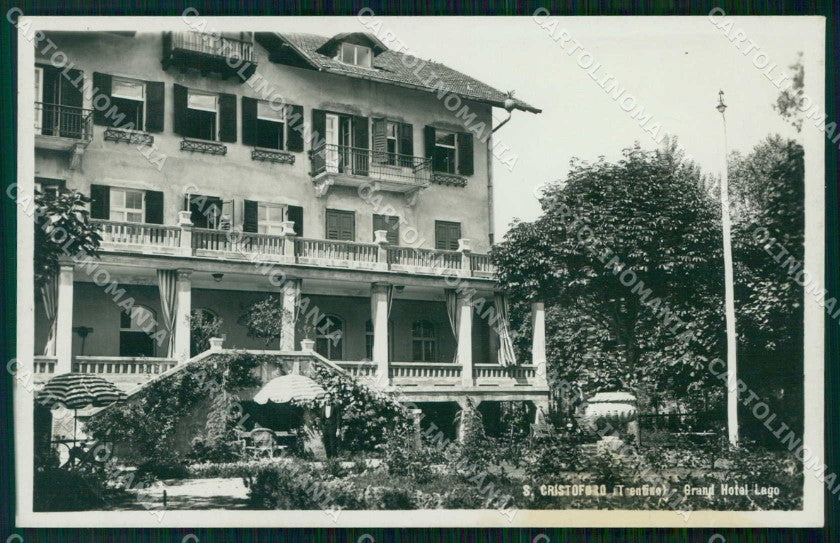Trento San Cristoforo Grand Hotel Lago Foto cartolina RT1708 – fronte