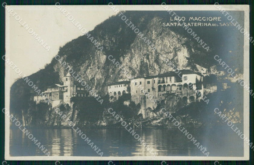 Varese Leggiuno Santa Caterina del Sasso Lago Maggiore Foto cartolina RT1714 – fronte