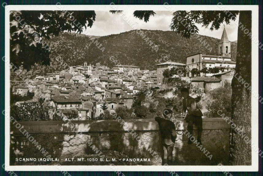 L'Aquila Scanno Foto cartolina RT1724 – fronte