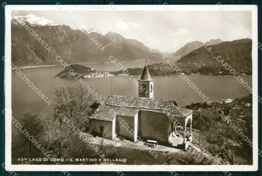 Como Bellagio San Martino Lago di Como Foto cartolina RT1735 – fronte