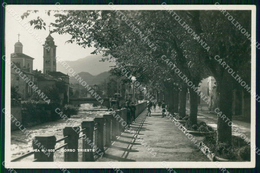 Torino Susa Corso Trieste Foto cartolina RT1745 – fronte