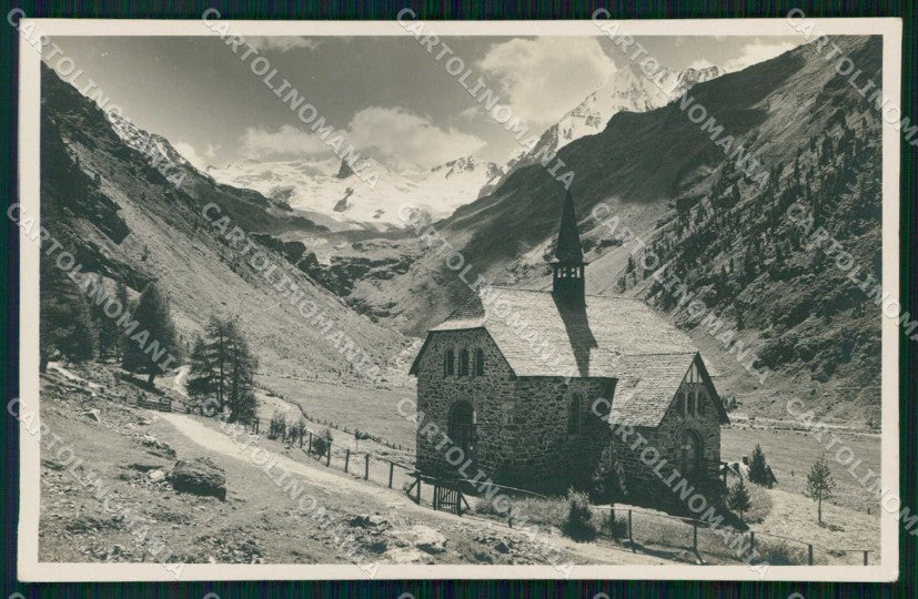 Bolzano Stelvio Solda Chiesa Protestante Foto cartolina RT1753 – fronte