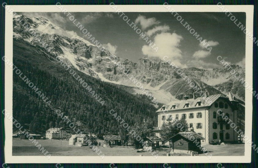 Bolzano Stelvio Solda Hotel Posta Foto cartolina RT1754 – fronte