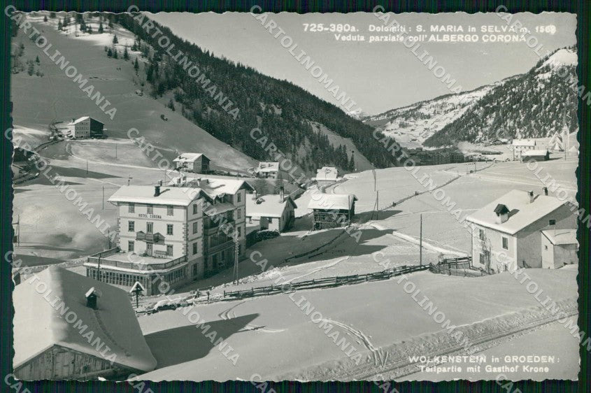 Bolzano Selva di Val Gardena Santa Maria Franzl 725 380 Foto cartolina RT1764 – fronte