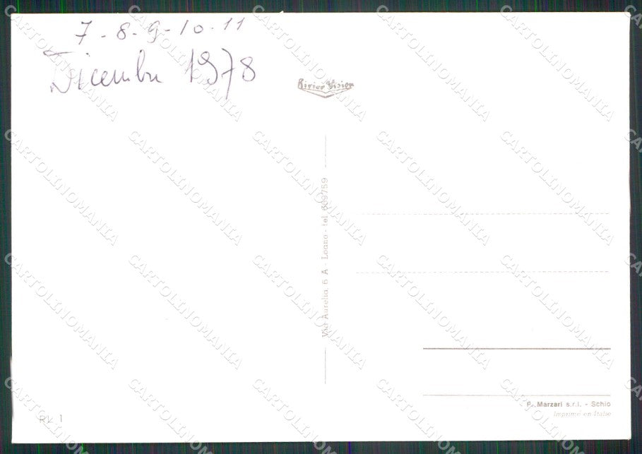 Imperia Bordighera Sanremo Ventimiglia Arma di Taggia PIEGA FG cartolina RT1776 – retro