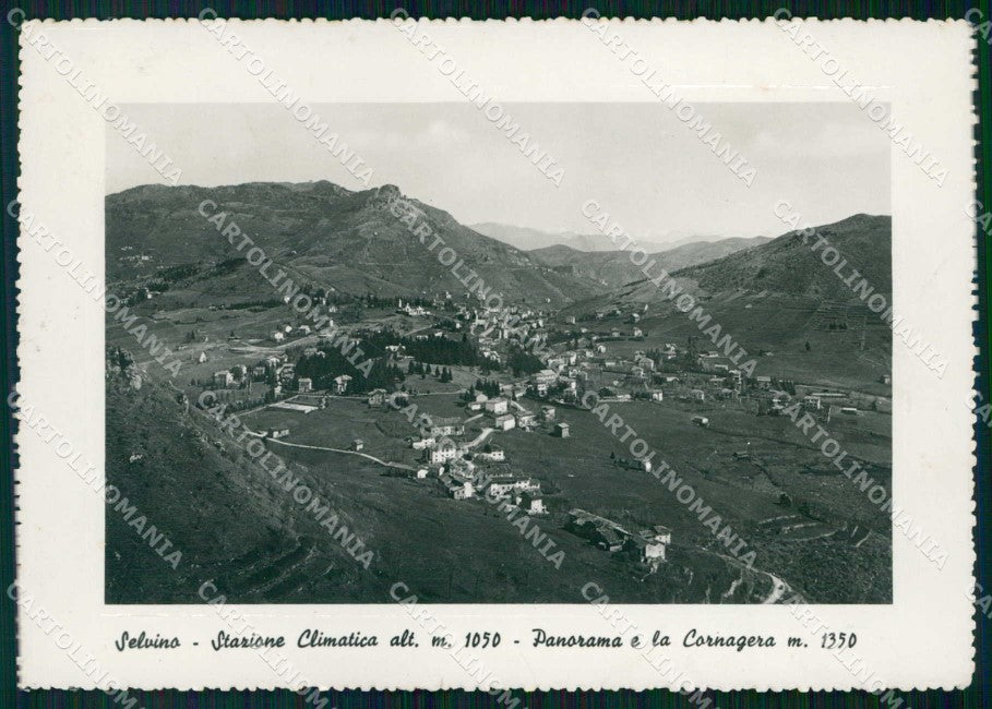 Bergamo Selvino Stazione Climatica PIEGA FG Foto cartolina RT1782 – fronte