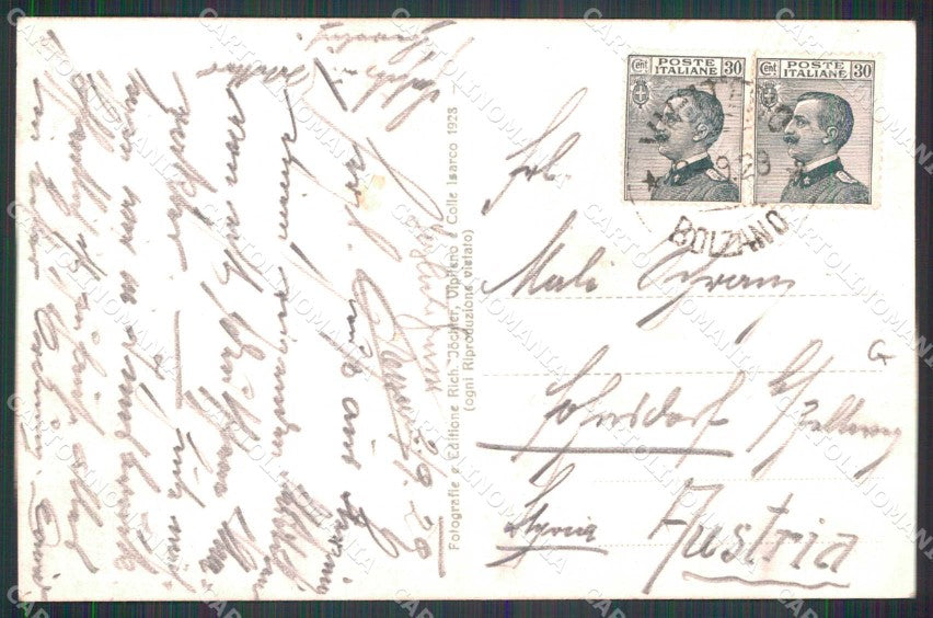 Bolzano Vipiteno Via Vittorio Emanuele III cartolina RT1793 – retro