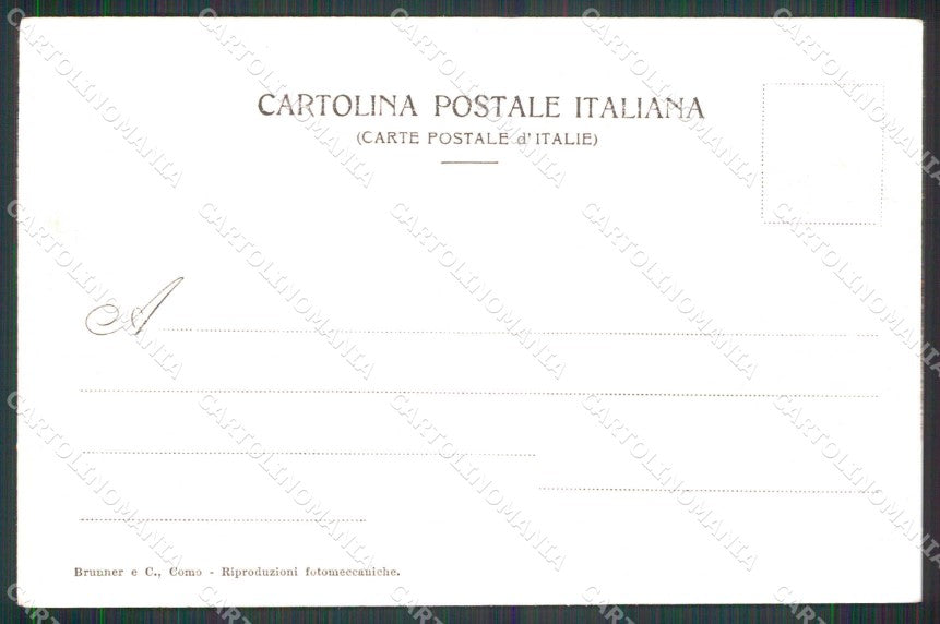 Lecco Varenna Osteria Brunner 108 cartolina RT1794 – retro
