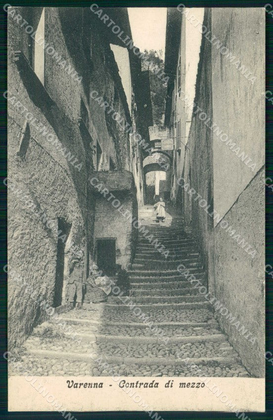 Lecco Varenna Contrada di Mezzo cartolina RT1797 – fronte