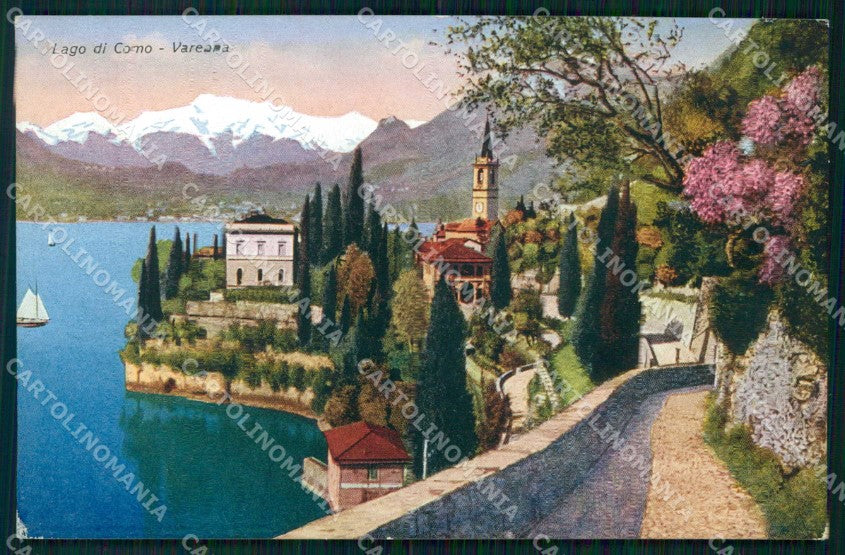 Lecco Varenna Lago di Como cartolina RT1800 – fronte