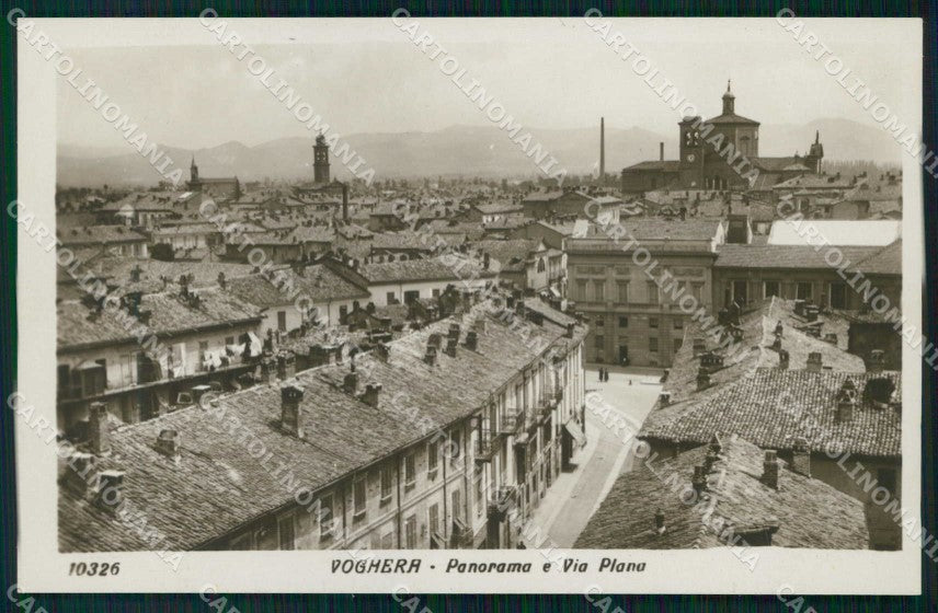 Pavia Voghera Via Plana Foto cartolina RT1805 – fronte
