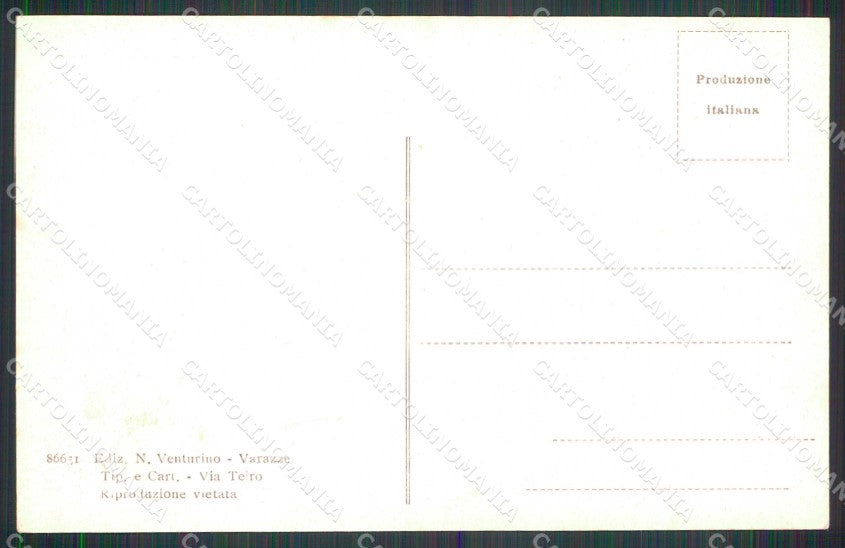 Savona Varazze Via Colombo cartolina RT1811 – retro
