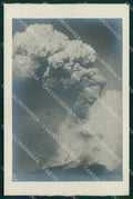 Napoli Città Vesuvio Cratere in Eruzione NPG Foto cartolina RT1825 – fronte